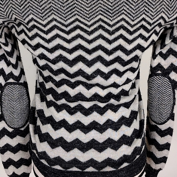 Wallace Chevron Cardigan Sweater Linen Wool Alpaca - Picture 3 of 12